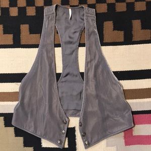 Free People velvet vest